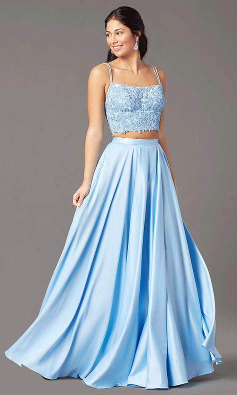 Best Prom Dress Websites, Pastel Prom Dress, 2 Piece Formal Dresses, Prom Dress Websites, Two Piece Formal Dresses, Dress Sites, Dress Websites, Easter Dresses For Toddlers, 2 Piece Prom Dress