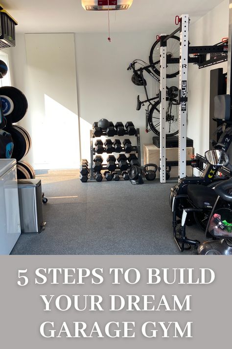 Our easy to follow guide walks your through, step-by-step, as you go from room selection through to room design and equipment purchaes Gym With Sauna, Small Home Gym, Best Home Gym, Home Gym Design, Garage Gym, Garage Ideas, Gym Design, Planning Guide, Garage House