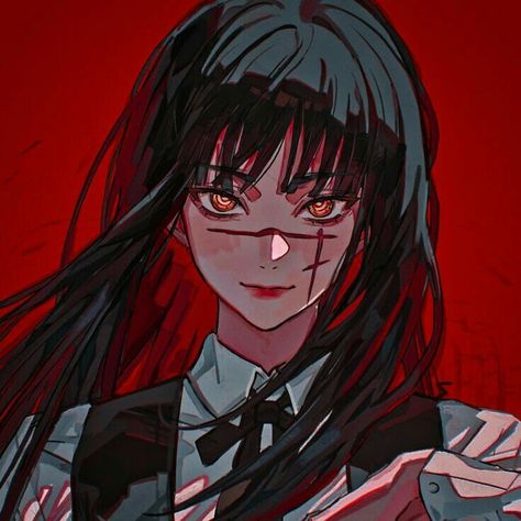 Gothic Anime, Long Black Hair, Anime Monochrome, Anime Couples Drawings, Red Eyes, Cute Anime Pics, Anime Poses, Girl Icons, Long Black