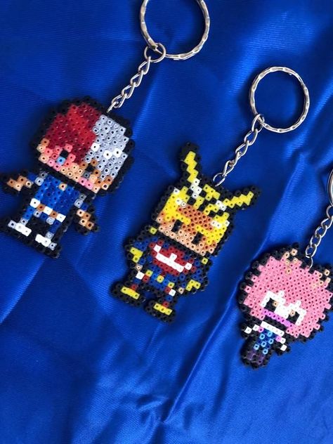 Perler Templates, Anime Perler, Anime Bedroom, Hama Art, Hamma Beads Ideas, Pixel Beads, Pearl Beads Pattern, Perler Ideas, Fuse Bead Patterns