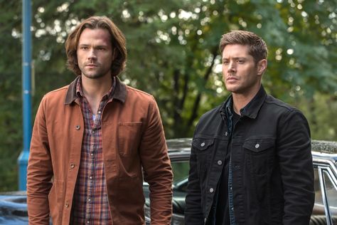 Jensen Ackles, Jared Padalecki say ending <em>Supernatural</em> was a 'community decision' Supernatural Finale, Sam E Dean, Bianca Kajlich, Walker Texas Ranger, Supernatural Cw, Supernatural Star, Jake Abel, Supernatural Series, Samantha Smith