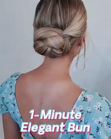 Hair Upstyles, Beautiful Braided Hair, Easy Hair Updos, Bun Hairstyle, Long Hair Updo, Peinados Fáciles Para Cabello Corto, Hair Up Styles, Hair Tutorials For Medium Hair, Bun Hairstyles For Long Hair