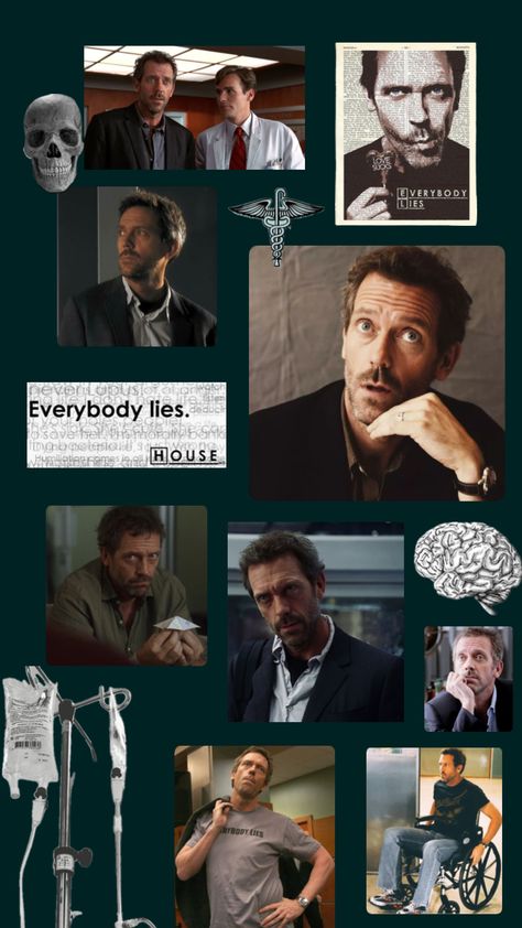 Everybody Lies, House Wallpaper, House Md, Collage