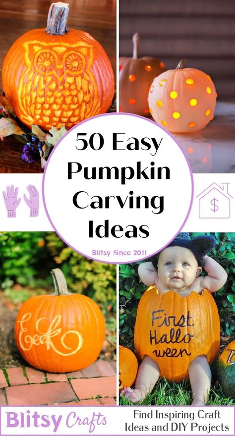 50 Easy Pumpkin Carving Ideas 2022 for Halloween Pumpkin Carving Ideas For Kids Easy, Halloween Pumpkins Carvings Ideas Easy, Halloween Pumkin Ideas Carving, Carving Small Pumpkins Ideas, Super Easy Pumpkin Carving Ideas, Diwali Pumpkin Carving Ideas, Pumpkin Carving Ideas For Beginners, Traditional Pumpkin Carving Ideas, Pumpkin Carving Easy Ideas