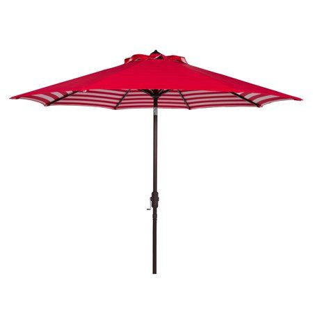 Safavieh Athens Inside Out Striped 9' Crank Outdoor Umbrella, Multiple Colors - Walmart.com Patio Umbrella Lights, Overlook Hotel, Classic French Style, Style Français, Market Umbrella, Beach Umbrella, Outdoor Umbrella, Patio Umbrellas, Outdoor Oasis