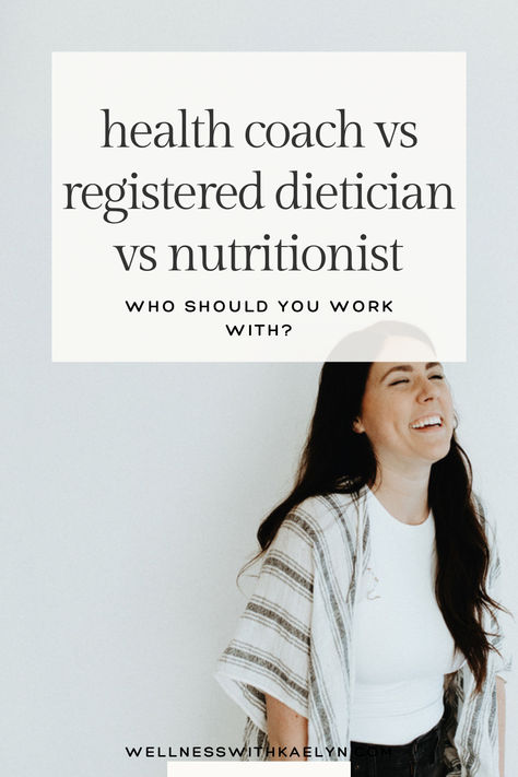 Have you been curious about working with a health coach? But what is the difference between them and a dietician, or a nutritionist, or a nutrition coach, or a registered dietician 😅 There are so many names and titles and it can all be a bit confusing. This post will break down what the difference is in their education, experience, expertise, and which one may be the best for you to work with! #healthcoach #wellness #healthyliving Nutrition Student, Fitness Coaching, Nutrition Coaching, What Is The Difference Between, Nutrition Coach, Group Fitness, Wellness Coach, Wellness Fitness, Fitness Coach