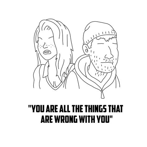 Sarah Lynn and Todd Chavez - You are all the things that are wrong with you. BoJack Horseman Bojack Tattoo Ideas Simple, Todd Chavez Tattoo, Sarah Lynn Tattoo, Bojack Horseman Tattoo Minimalist, Bojack Horseman Drawing, Lynn Core, Bojack Horseman Tattoo, Todd Chavez, Horseman Tattoo