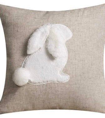 Easter Cushions, Girls Xmas Gifts, Bunny Pillow, Easter Surprise, Easter Wood Crafts, Rabbit Crafts, Cushion Cover Pattern, Creative Pillows, Cute Cushions