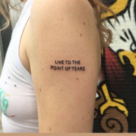 Stick and Poke Tattoo Inspiration, Vol. 3 Stick And Poke Tattoo Quotes, Words On Knees Tattoo, Knee Stick And Poke Tattoo, Stick And Poke Tattoo Words, Stick And Poke Words, 1234 Tattoo, Stick And Poke Aesthetic, Knee Tattoo Quote, Over The Knee Tattoo Words