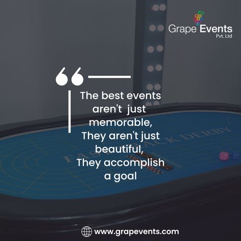 When hosting an event, it's important to ensure that guests leave with a lasting impression. This isn't simply about providing the aesthetics of a beautiful location and menu; rather, successful events should strive to reach pre-determined goals. The best events will offer an unforgettable experience while also achieving notable objectives. #meetings #plannerproblems #instagram #eventorganizer #innovation #eventdesign #partyplanner #bhfyp #eventcompany #memorableevents #eventplanner #grapevents Successful Event Quotes, Event Planner Quotes, Event Quotes, Planner Quotes, Events Company, Event Company, Event Organiser, Event Management, Party Planner