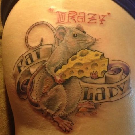 Cheese mouse tattoo Mouse Tattoo, Rat Tattoo, Thigh Tattoo Designs, Mouse Tattoos, Thigh Tattoos Women, Header Pictures, Boy Tattoos, Pin Image, Cover Pics