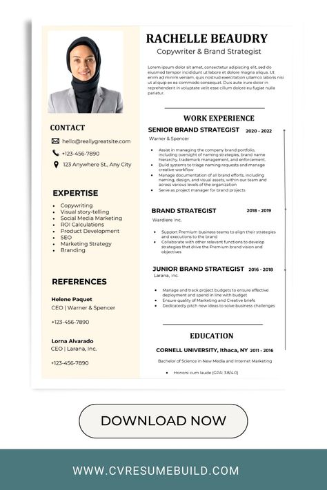 Hello there! You have found the best Teacher Job Resume! You can alter the templates with the help of some detailed instructions. The instructions are contained in the downloaded file. I hope this Teacher Job Resume will help me leave a lasting impression. Your resume should portray your competency in the sector of Smart Teacher Job Resume. Get this Teacher Job Resume to create resume for teacher to stand out from the rest when applying for jobs. Cv Format For Job, Architect Resume, Best Cv Template, Cv Example, Applying For Jobs, Teacher Job, Simple Cv, Best Cv, Apply Job