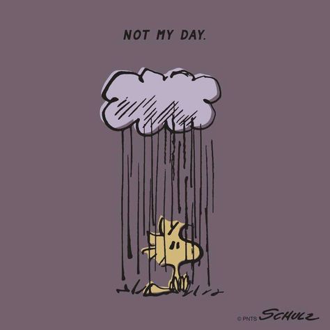 Snoopy Thinking, Snoopy Rain, Snoopy Und Woodstock, Snoopy Funny, Snoopy Images, Peanuts Cartoon, Snoopy Wallpaper, Snoopy Quotes, Snoopy Pictures