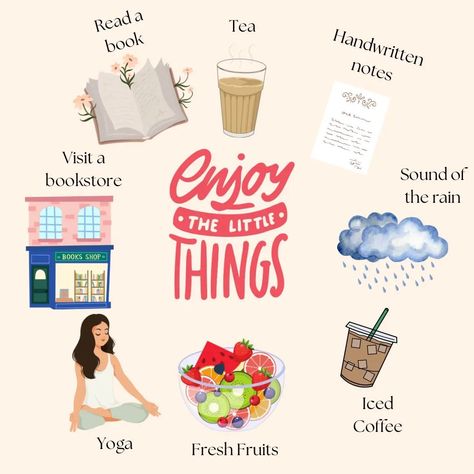 Enjoy the little things in life 🌸 whether it's getting lost in a good book, exploring a cozy bookstore, savoring iced coffee or hot tea, or receiving hand written notes, it's these simple pleasures that make life so special. Take a moment to cherish them today! 📖☕🌧 #simplejoys #lifeslittlepleasures #staygrateful #happyquotes #lilyscuteshop Cozy Bookstore, Magic Journal, Hand Written Notes, Books Journal, Written Notes, Girly Pop, Goodnotes Stickers, The Little Things In Life, Little Things In Life