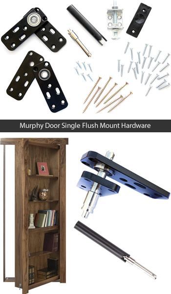 Murphy Door Bookcase Door Kits – Decluttered Now! Dold Dörr, Door Remodel, Hidden Door Bookcase, Murphy Door, Bookshelf Door, Door Aesthetic, Black Barndominium, Door Bookcase, Bookcase Door