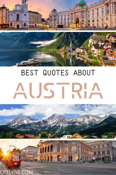 Vienna Quotes, Austria Quotes, Paris Places, Quotes Summer, Switzerland Cities, Innsbruck Austria, Visit Austria, Travel Captions, Salzburg Austria