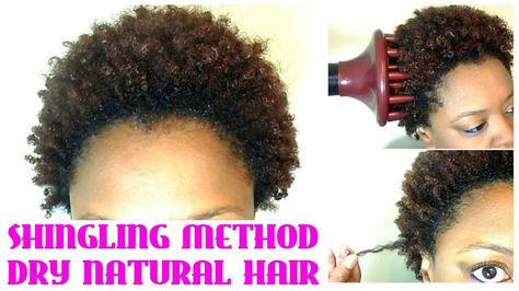 No Wash! Define And Go On Short Natural Hair Using The Shingling Method Long Healthy Natural Hair, Short Natural Styles, Hair Washing Routine, Dry Natural Hair, Afro Hair Care, Short Natural Hair, 3c Hair, Natural Fashion, Chop Chop