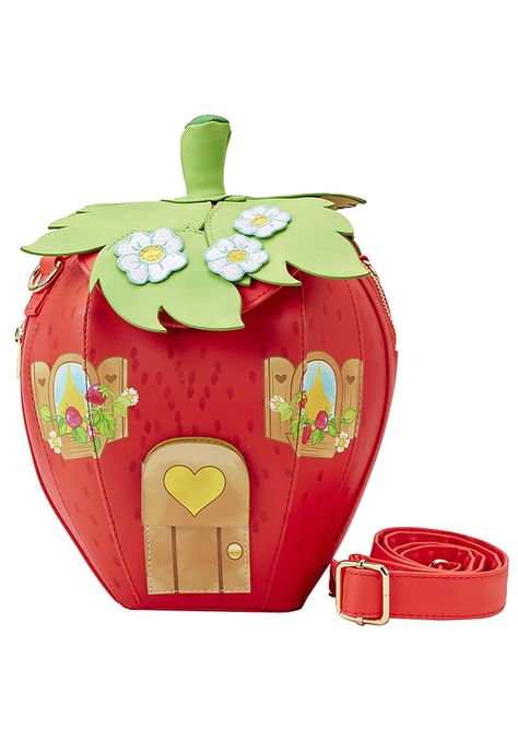 Strawberry Shortcake House, Strawberry House, Loungefly Bag, Retro Cartoons, Loungefly Disney, Cute Bags, Strawberry Shortcake, Custard, Purses Crossbody