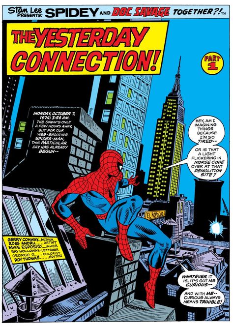 Marvel Comics Covers, Marvel Artwork, Spiderman Pictures, Splash Page, Old Comics, Spiderman Comic, Comic Book Heroes, Amazing Spiderman, Amazing Spider