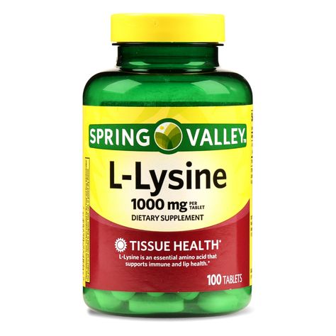 L Lysine, Amino Acid Supplements, Gel Capsules, Food L, Spring Valley, Kids Health, Health Supplements, Gut Health, Vitamins And Minerals