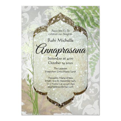 Annaprasana Invitation Cards, Annaprasana Invitation, Annaprasan Invitation Card, Satyanarayana Pooja Invitation Card, Satyanarayana Pooja Invitation, Satyanarayan Puja Invitation, Invitation Card Maker, Leaf Invitations, Rose Gold Invitations