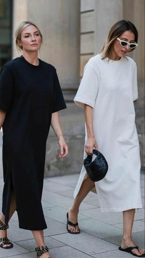 Black And White Outfits, Elegante Casual, Looks Street Style, Mode Inspo, 가을 패션, Mode Inspiration, White Outfits, Minimal Fashion, Outfits Casuales