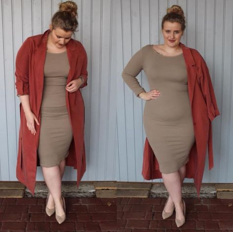 ¡Mentira absoluta! Se trata de usar la talla correcta y lucir como toda una diosa. Modest Plus Size Outfits, Outfit Curvy Elegante, Vestidos Curvy, Chic Business Attire, Wife Clothes, Outfits Vestidos, Plus Size Looks, Plus Size Fall Outfit, Trendy Plus Size Fashion