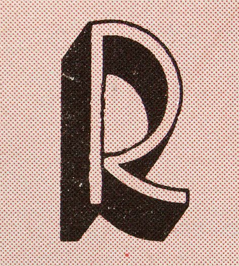 R Typography, Block Letter R, R Font, Rene Rapp, R Letter Design, Diy Posters, Scrapbook Prints, Newspaper Letters, Learn Handwriting