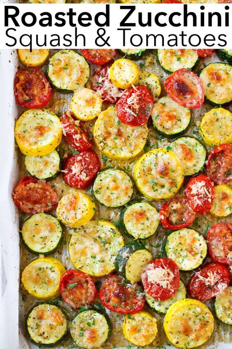 White Patty, Golden Zucchini, Roasted Zucchini And Squash, Meals Summer, Zucchini Recipes Baked, Easy Summer Side Dishes, Yellow Zucchini, Roast Zucchini, Squash Seeds