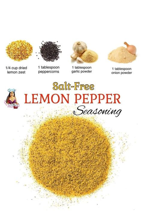 Diy Spice Mix, Homemade Dry Mixes, Salt Free Seasoning, Homemade Spice Mix, Spice Blends Recipes, Pepper Seasoning, Seasoning Blends, Homemade Sauce Recipes, Spice Mix Recipes