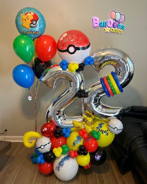 🟡⚫️🔴🟢🔵Pokemon Balloon Bouquet🟢🔵🔴⚫️🟡 .••…•.•.•..•. @balloonsglobostn 🚀🎈🔝✨.••…•••…•••.. Just ask me 📮Solo pregúntame #pokemonpartyideas #pokemonballoonbouquet #pokemonballoon #pikachu #pikachuballoon #pikachuballoonbouquet #nashvilleballoonart #nashville #balloonbouquet #globosnashville Pokemon Balloons, Pokemon Party, Bouquet Flower, Balloon Art, Balloon Bouquet, Ask Me, Flowers Bouquet, Nashville, Bouquets