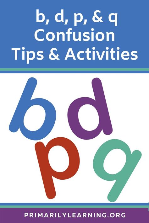 B D Letter Reversal, Lower Case B And D Tricks, B D P Q Activities, Teaching B And D, B D Activities, Learning B And D, Letter B And D Confusion, P And Q Reversals, B D Confusion Activities