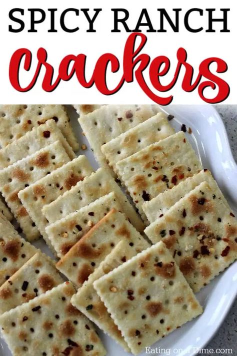 Enjoy perfectly seasoned crackers when you make this easy Spicy Ranch Crackers Recipe. Each cracker is flavorful and baked to perfection for a tasty snack. Spicy Saltine Crackers, Spicy Ranch Crackers, Spicy Ranch Crackers Recipe, Ranch Crackers Recipe, Spicy Crackers Recipe, Saltine Cracker Recipes, Super Bowl Party Ideas, Spicy Crackers, Ranch Crackers