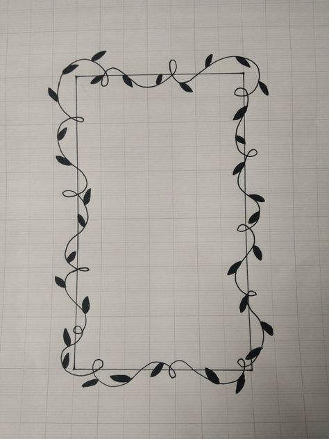 Border Design With Black Pen, Borders Ideas Drawing, Title For Project Ideas, Border Designs Ideas For Projects, Title Designs For Projects, Aesthetic Title Design, Title Page For Project, Assignment Title Page Design, Front Page Decorations For Project