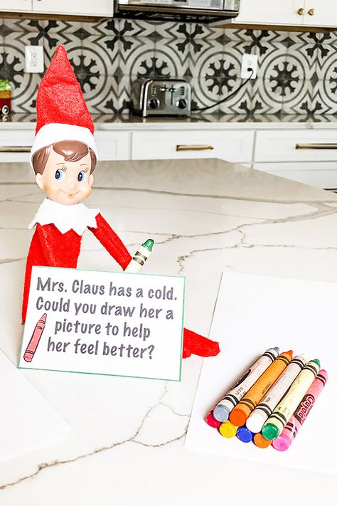 Give To Receive Elf On The Shelf, Second Day Of Elf On The Shelf, Elf On The Shelf Coming Back, Elfie Ideas For Kids, Elf On The Shelf Activities For Toddlers, How Does Elf On A Shelf Work, Beginner Elf On The Shelf Ideas, Elf Of Shelf Arrival Ideas, Good Elf Ideas