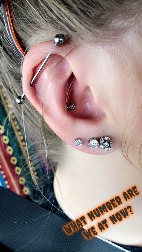 Spider Earring, Spider Jewelry, Spider Earrings, Conch Piercing, Conch, Ear Cuff, Piercings, Diamond Earrings, Cuff