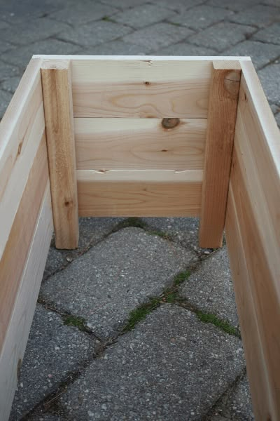 How To Build A DIY Planter Box - Our First Homestead Build Wooden Planters, How To Make A Wooden Planter, Diy Standing Planter Boxes, Square Planter Boxes Diy, Easy Flower Boxes, Building A Planter Box Easy Diy, Diy Wooden Planters How To Build, Planter Boxes Diy How To Build, Cedar Planter Boxes Plans