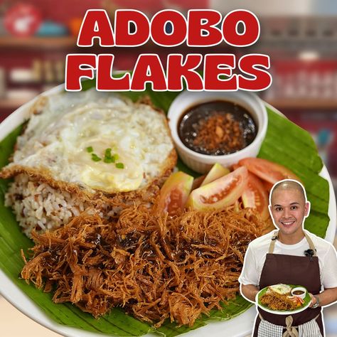 Adobo Flakes Recipe, Adobo Flakes, Rv Recipes, Flake Recipes, Adobo Recipe, Chicken Breast Fillet, Adobo Chicken, Filipino Dishes, Pinoy Food