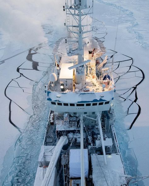 Wherever You Go There You Are Utility Boat, Water Well Drilling, Sea Ice, Sailing Adventures, Arctic Ocean, Mans World, The Ship, Aesthetic Images, Luxury Yachts