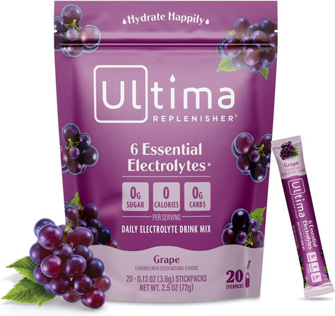 Hydrate happily: Ultima electrolytes powder delivers everyday hydration packed with 6 key electrolytes, vitamin C, zinc and delicious plant-based flavors; Ultima electrolytes provide enhanced hydration with 0 sugar, calories or carbs Naturally delicious: Electrolyte drink mix made with 6 key electrolytes - magnesium, calcium, potassium, chloride, phosphorus and sodium, as well as vitamin C and zinc; naturally sweetened with organic stevia leaf and infused with real fruit flavors Potassium Chloride, Electrolyte Powder, Vitamin C And Zinc, Electrolyte Drink, Real Fruit, Trace Minerals, Hydration Pack, Social Worker, Fruit Flavored