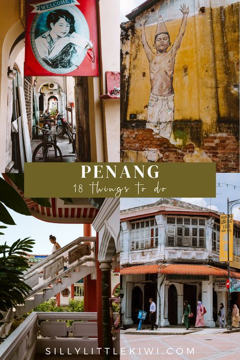 Penang Island Malaysia, Malaysia Resorts, Penang Hill, George Town Penang, Travel Malaysia, Penang Island, George Town, Street Mural, Penang Malaysia