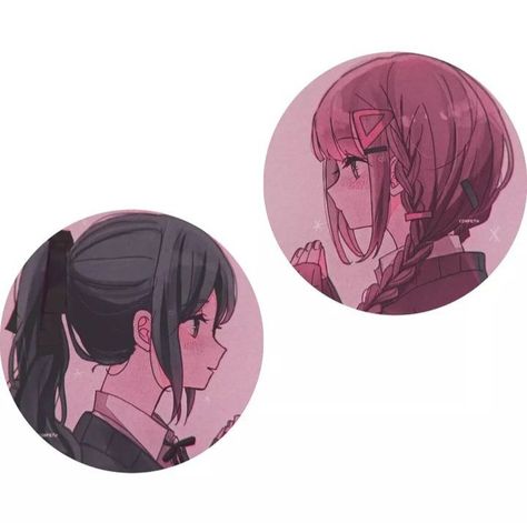 Same Profile Picture For Bff Anime, Profile Picture For 2 Friends Anime, Bestie Matching Prp, Best Friends Photos Profile, Matching Profile For Besties, Matching Insta Pfps For Best Friends, 2 Li Pp Anime, Best Friend Dp Aesthetic Anime, Insta Dp Aesthetic Anime