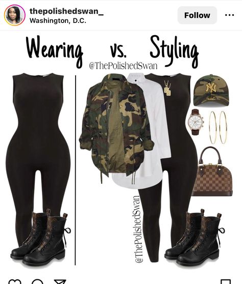 Stylish Couple Outfits, Summer Plus Outfits Plus Size, Plus Size Baddie Spring Outfits, Green Wide Brim Hat Outfit, Polished Fall Outfits, Metallic Top Outfit Black Women, Hbcu Day Party Outfit, Rainy Saturday Outfit, What To Wear To Karaoke Night