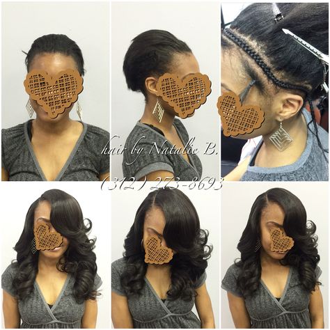 TIP OF THE DAY: Results THIS natural-looking come from having a plan BEFORE you start on a client's head....one of the best things you can do for yourself, as a stylist, is to have a plan of action for the hairstyle you're trying to achieve! For this particular client, she wanted a flawless sew-in that would protect her hair as she transitions from her short haircut. NO closure was used. ~ Hair by Natalie B. (312) 273-8693...IG:@iamhairbynatalieb ...FB: Hair By Natalie B. Remy Velvet Hair Weaving, Dream Hairstyles, Sew In Weave, Hair Weaves, Quick Weave Hairstyles, Sew Ins, Quick Weave, Tip Of The Day, Short Haircut