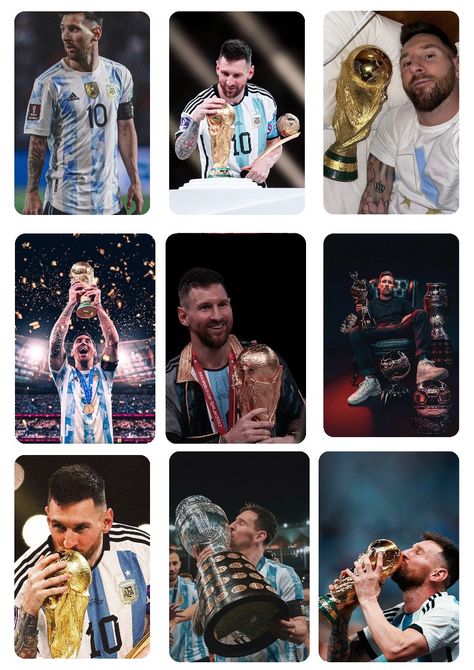 Homemade Gifts For Boyfriend, Barbie Funny, Lionel Andrés Messi, Cristiano Ronaldo Lionel Messi, Lomo Card, Football Stickers, Diy Gifts For Him, Messi 10, Football Poster