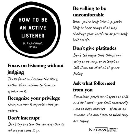 How To Become An Active Listener, How To Listen, How To Be A Good Listener, How To Listen Better, Active Listening Activities For Adults, How To Be A Better Listener, How To Be An Adult, Active Listening Activities, Therapy Topics