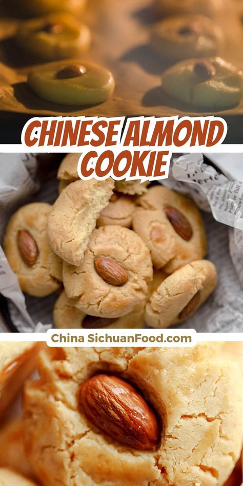 Most crisp Chinese style almond cookie. Chinese almond cookie is one of the yummy and crunchy Chinese style pastries, usually made for festivals (Chinese New Year). It has been the most popular snack for children in my family for years. Similar cookies include Chinese walnut cookie and butter cookie.