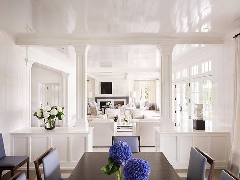 Victoria Hagan Interiors, Victoria Hagan, Modern Luxury Interior, Built In Furniture, Beach House Interior, Hamptons House, Hamptons Style, Living Room Spaces, White Rooms