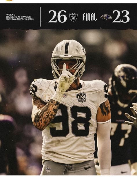 Max Crosby, Maxx Crosby, Raiders Wallpaper, Any Given Sunday, Nfl Football Pictures, Raiders Football, Raider Nation, Football Pictures, Las Vegas Raiders