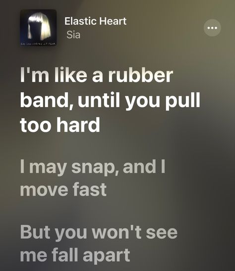 Unsteady Lyrics, Anti Romantic Lyrics, Elastic Heart Lyrics, Break My Heart Again Lyrics, Haven’t I Given Enough Lyrics, Elastic Heart, I Fall, Elastic